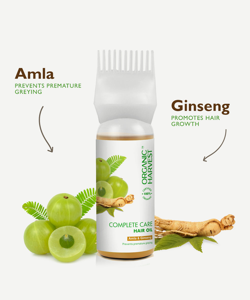 Organic Harvest - Complete Care Hair Oil with Amla and Ginseng