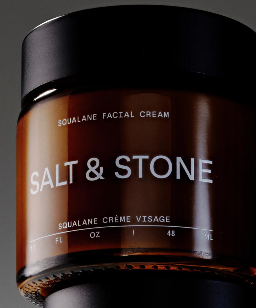Salt & Stone - Squalane Facial Cream with Squalane and Seaweed Extracts for Nourished Skin