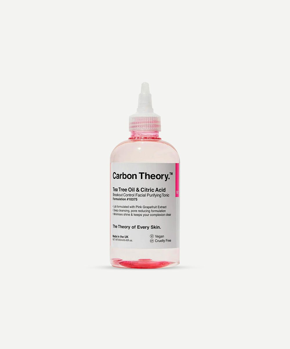 Carbon Theory - Breakout Control Facial Purifying Tonic with Tea Tree Oil & Citric Acid - Secret Skin