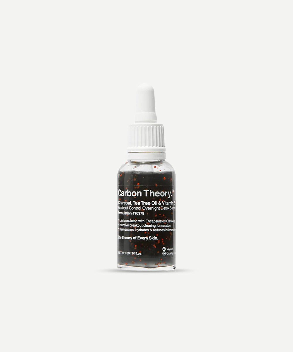 Carbon Theory - Hydrating Breakout-Control Overnight Detox Serum with Antioxidant-Rich Cranberry Extracts - Secret Skin