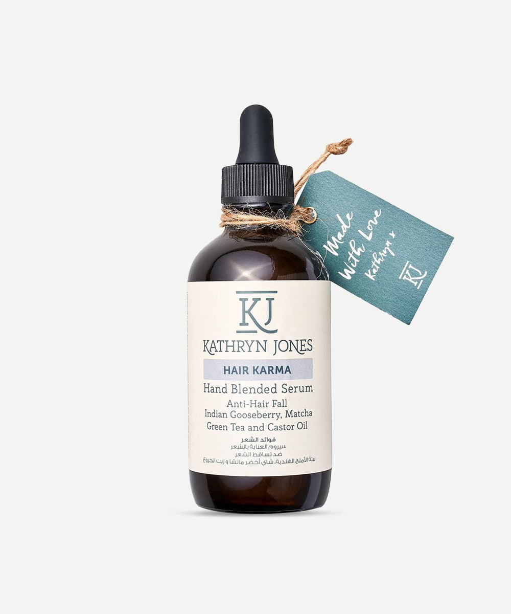 KJ Serums - Hair Karma Serum with Indian Gooseberry (Amla), Matcha Green Tea, Castor Oil for Hair Growth