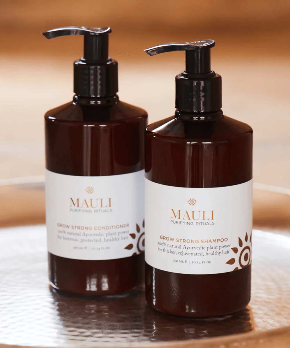 Mauli - Grow Strong Ayurvedic Shampoo with Amla, Ashwagandha, & Aloe Vera for Normal & Color-Treated Hair