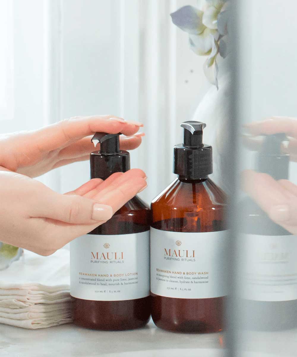 Mauli - Pure Organic Reawaken Hand & Body Wash with Lime, Blood Orange, Sandalwood, & Rose for Nourished, Silky-Soft Skin