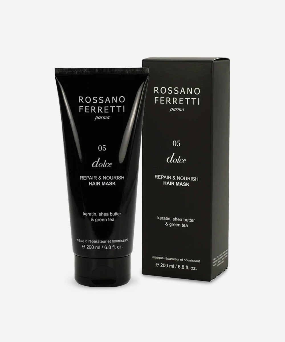 Rossano Ferretti - Nourishing Dolce Repair & Nourish Hair Mask with Shea Butter & Hyaluronic Acid For Softer & Shinier Hair - Secret Skin