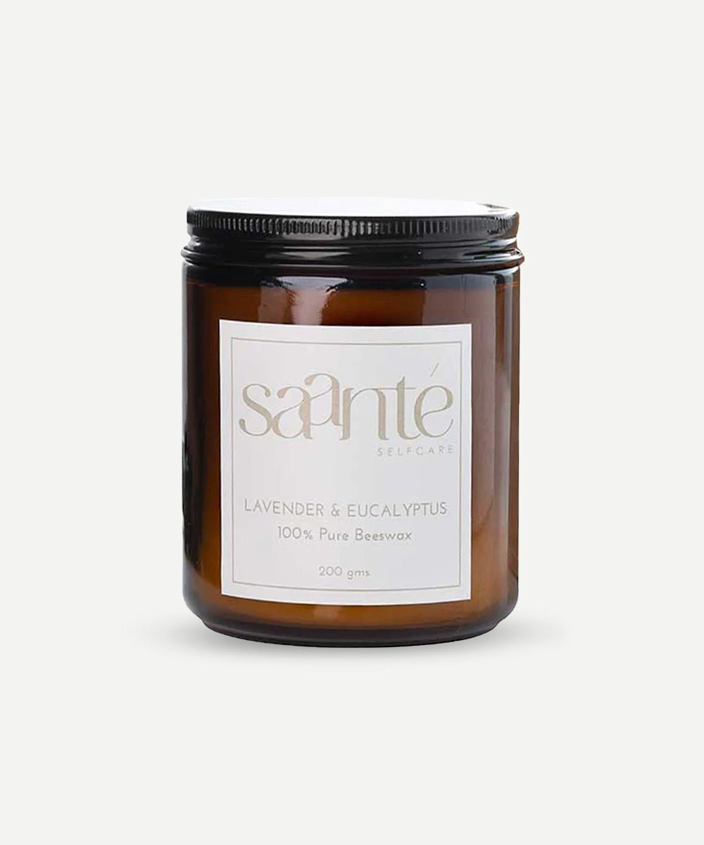 Saanté - Soothing Lavender Eucalyptus Candle - Secret Skin