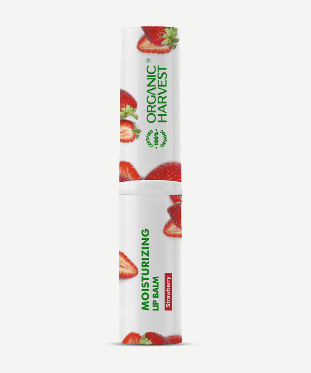 Organic Harvest - Moisturizing Lip Balm with Strawberry