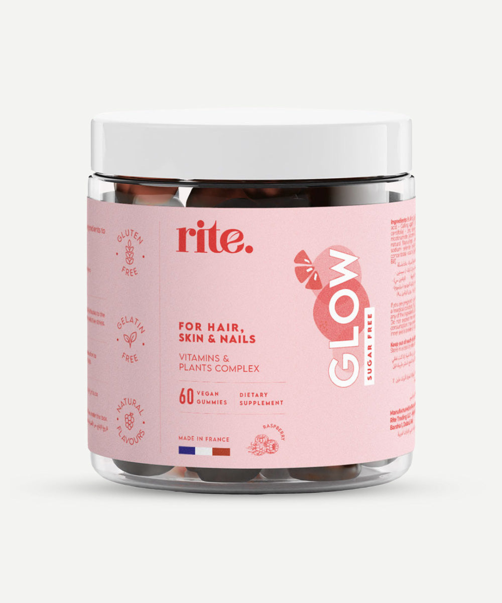 Rite - GLOW sugar-free x60 Vegan Gummies