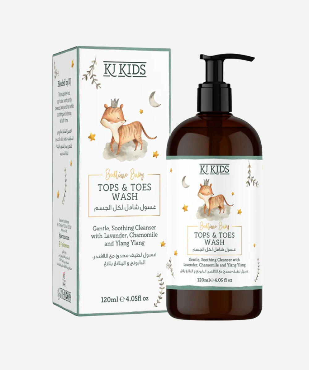 KJ Kids - Bedtime Baby Tops & Toes Wash - 120ml