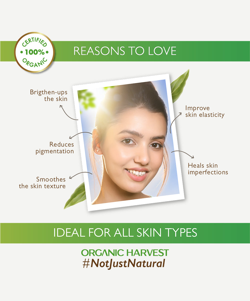 Organic Harvest - Anti-Dandruff Hair Oil with Green Apple & Tea Tree Oil