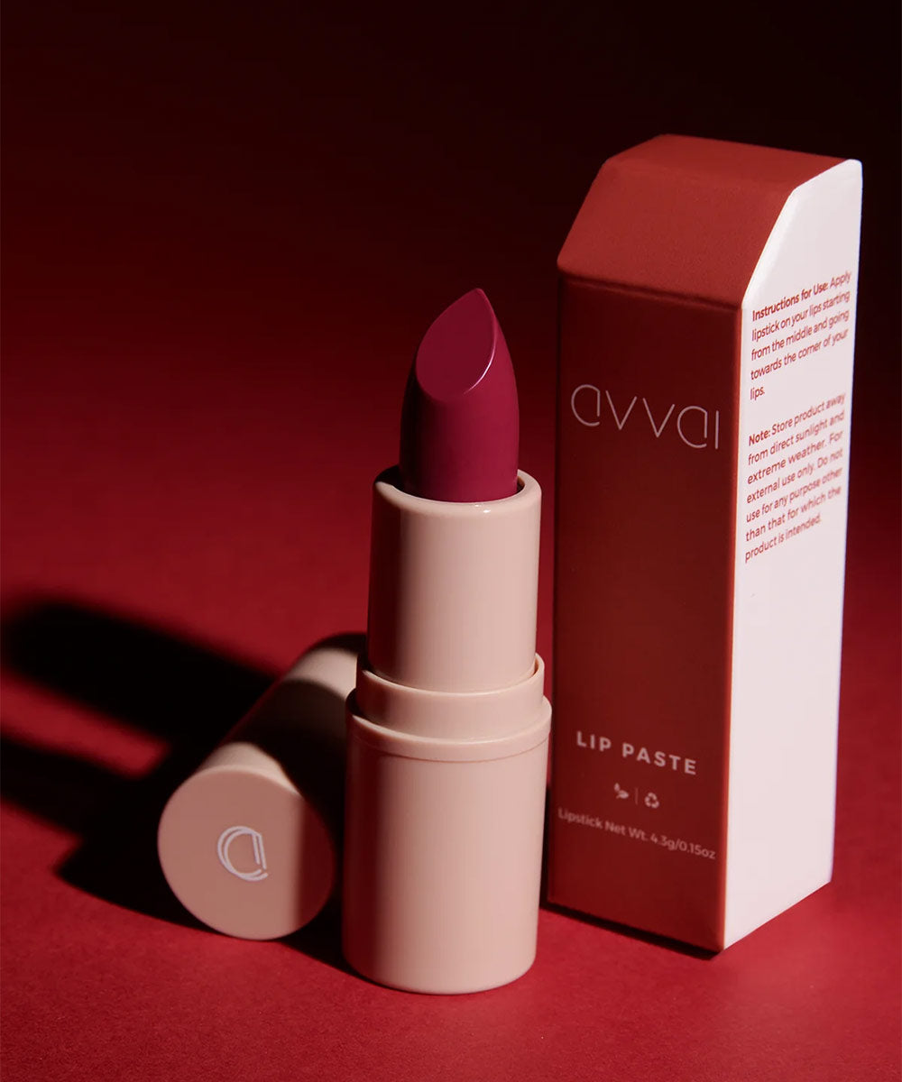 Avvai Beauty - Highly Pigmented Lip Paste in shade 'Plum Intended'