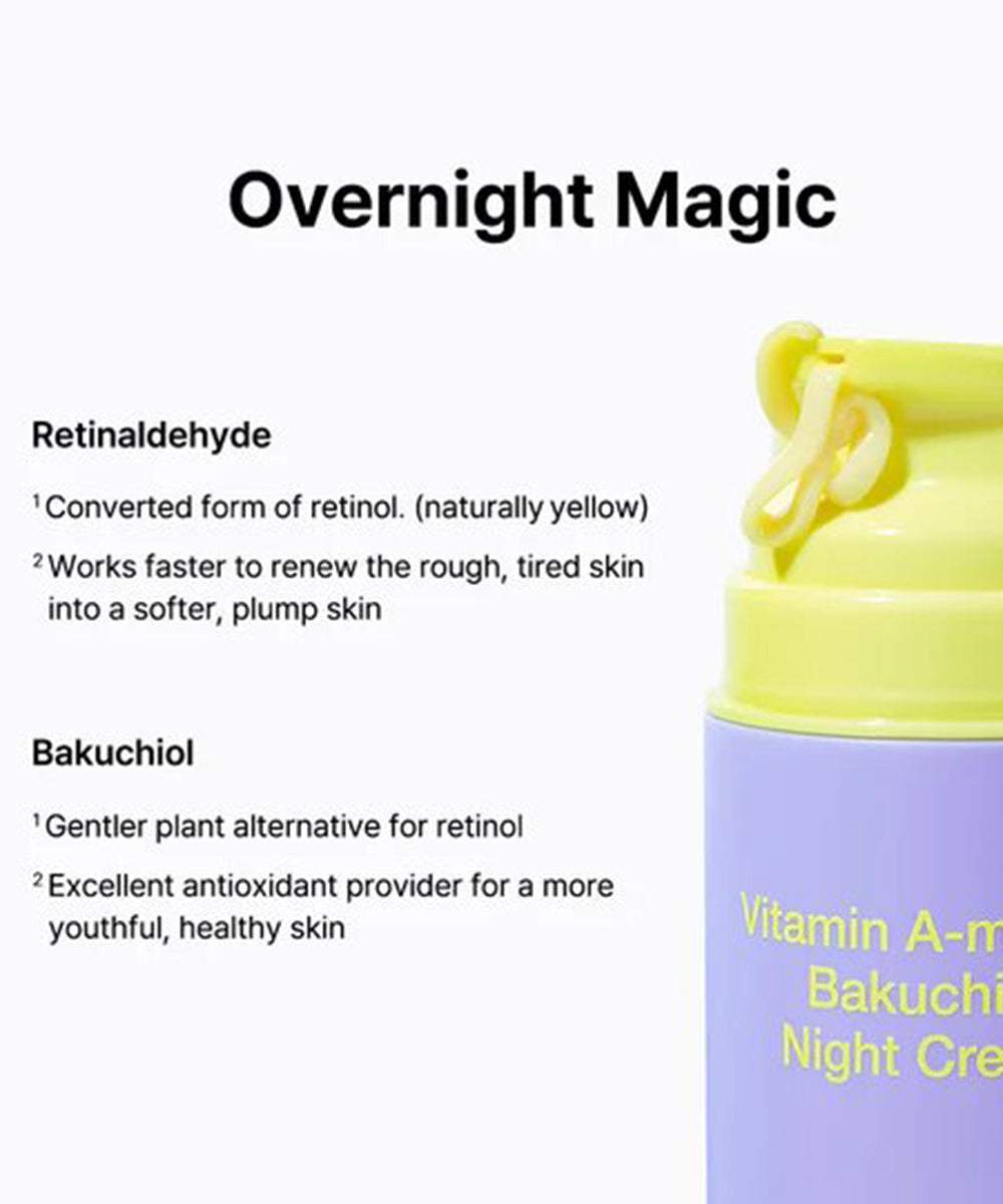 By Wishtrend - Vitamin A-mazing Bakuchiol Night Cream 30 g