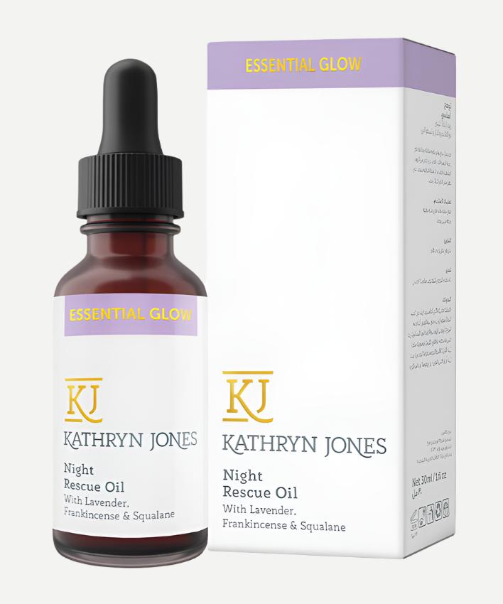 KJ Serums - Hydrating Essential Glow Natural Serum with Lavender, Frankincense, Anti-aging Plant Actives for Normal to Very Dry Skin