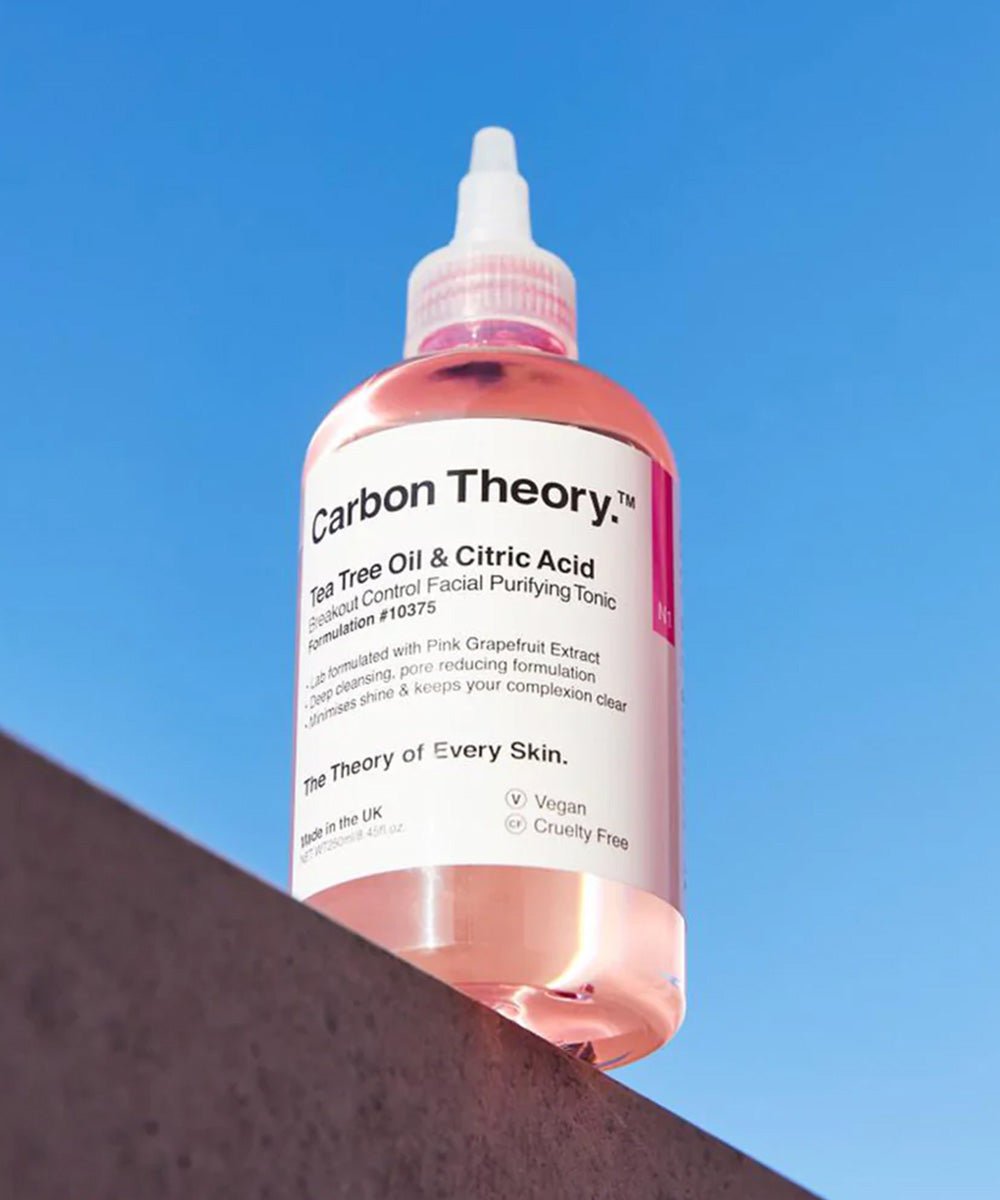 Carbon Theory - Breakout Control Facial Purifying Tonic with Tea Tree Oil & Citric Acid - Secret Skin