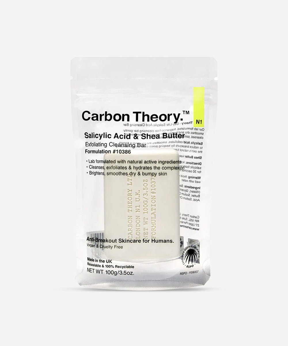 Carbon Theory - Exfoliating Cleansing Bar with Salicylic Acid & Shea Butter - Secret Skin
