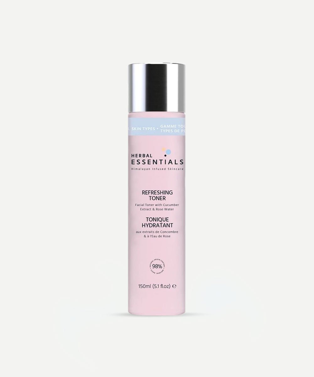 Herbal Essentials - Refreshing Toner with Cucumber Extract & Rose Water for Long-Lasting Hydration - Secret Skin