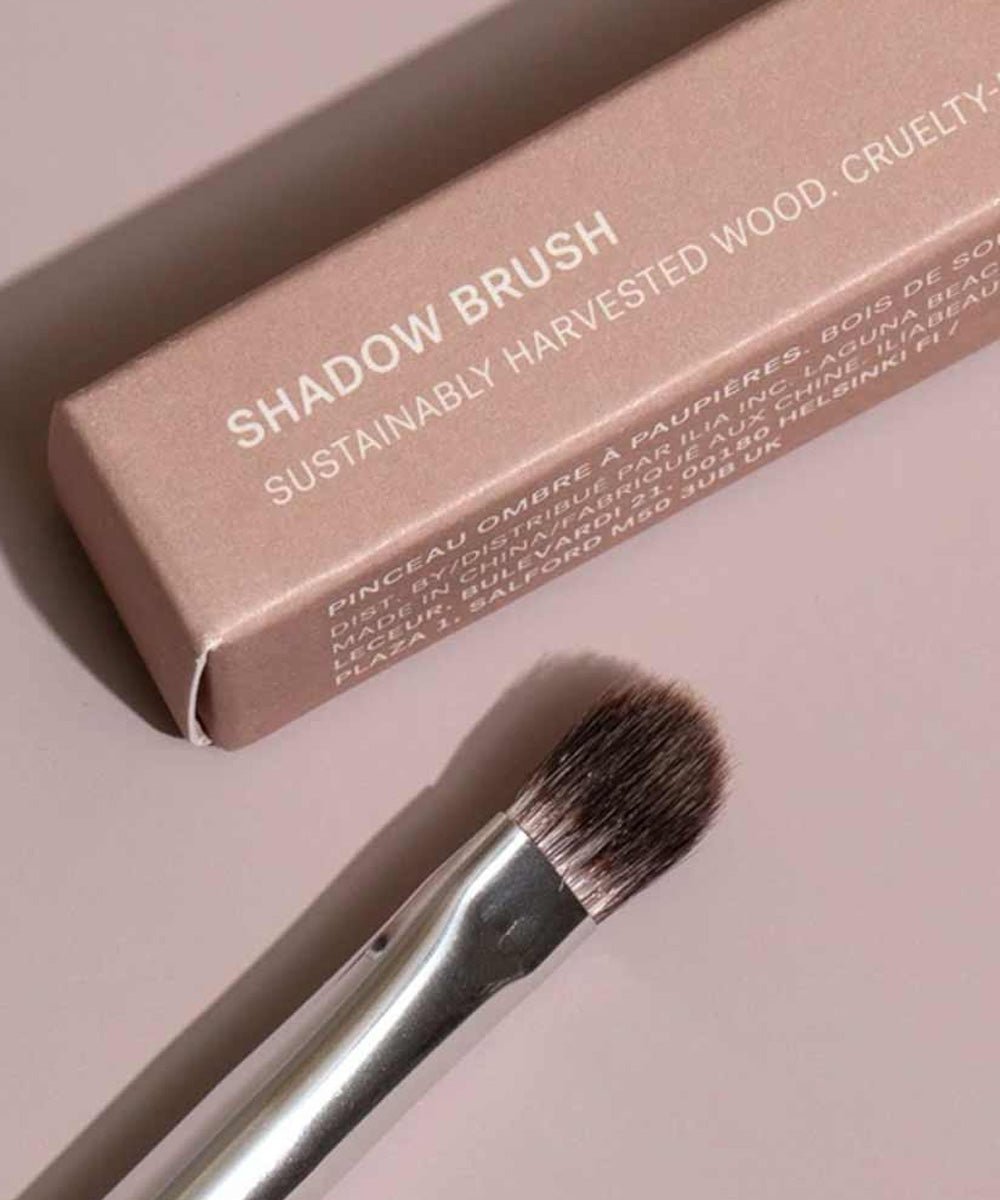 Ilia - Eye Shadow Brush made from Sustainably Harvested Wood - Secret Skin