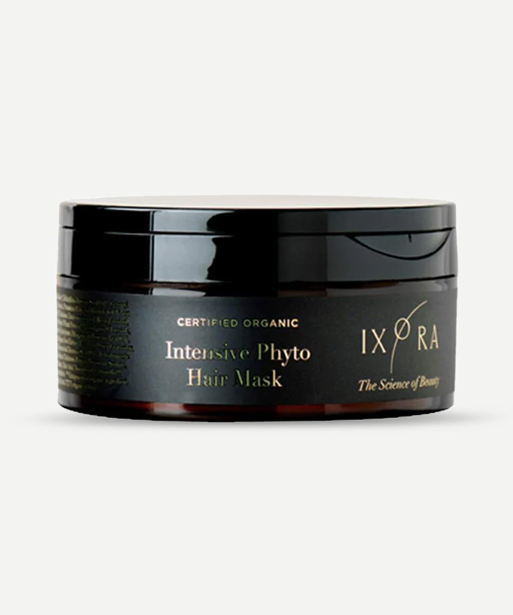 Ixora - Cuticle Regenerating Intensive Phyto Hair Mask with Concentrated Organic Argan Oil, Organic Avocado Oil & Organic Pomegranate Seed Oil for Damaged Hair