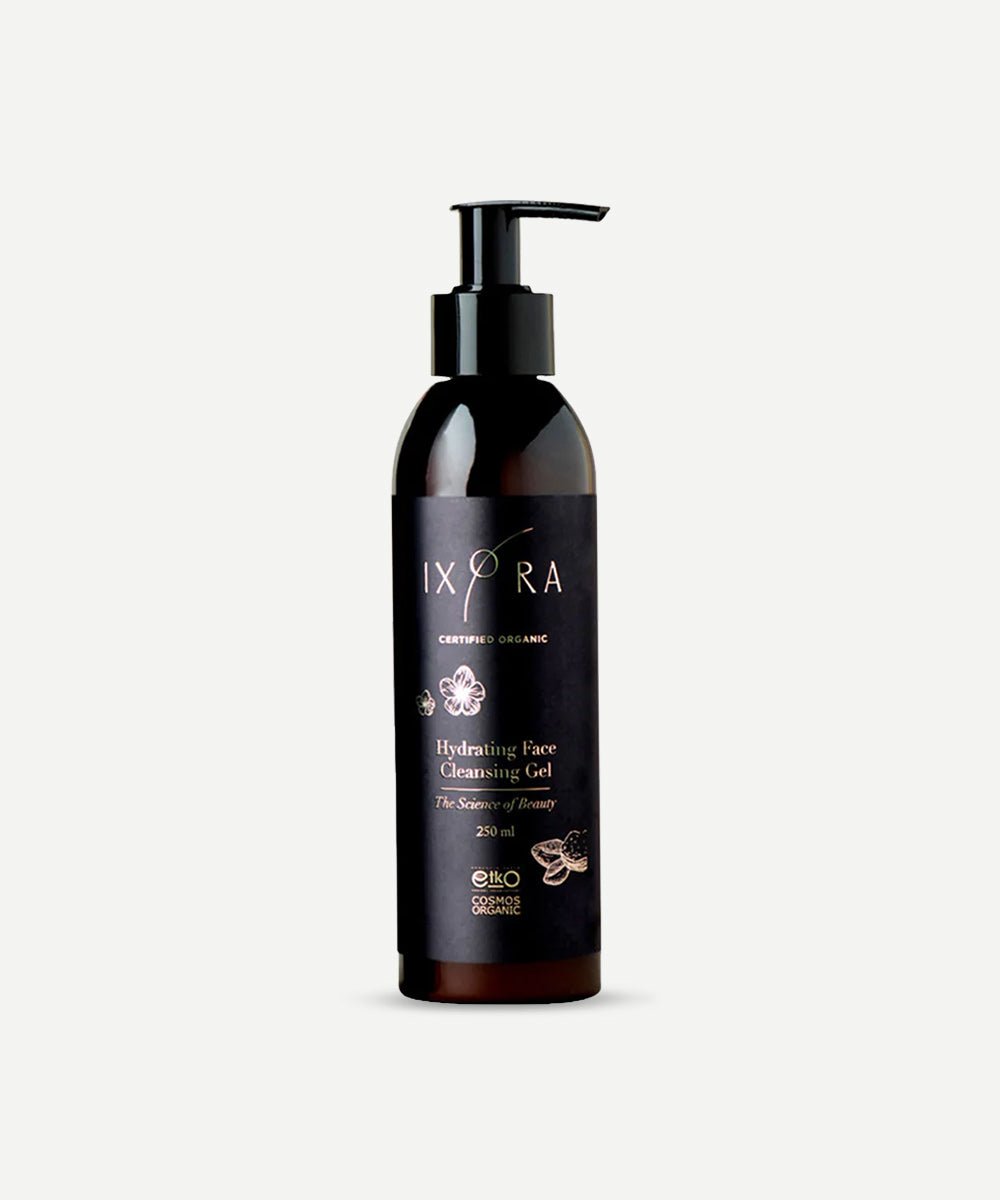Ixora - Deep Hydrating Face Cleansing Gel with Shea Butter, Jojoba Seed Oil & Coconut Oil for Dry Skin