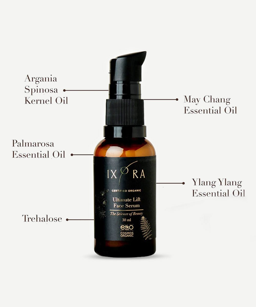Ixora - Ultimate Lift Face Serum with Stevia Plant & Cythaea Cumingli Leaf for Skin Tightening and Wrinkles Prevention