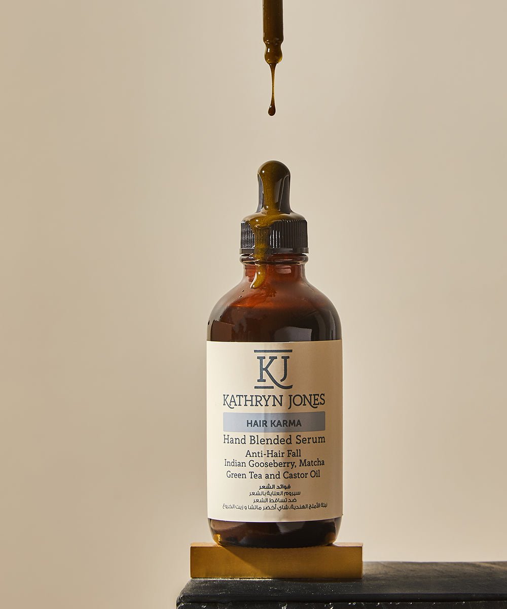 KJ Serums - Hair Karma Serum with Indian Gooseberry (Amla), Matcha Green Tea & Castor Oil for Hair Growth