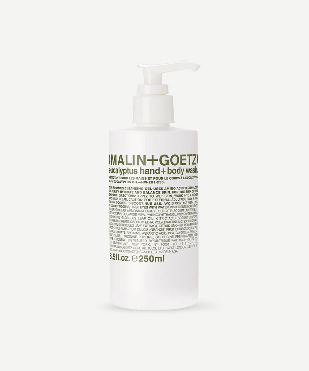Malin + Goetz - Refreshing Eucalyptus Hand & Body Wash with Amino Acids & Glycerin to Cleanse, Purify & Hydrate Skin