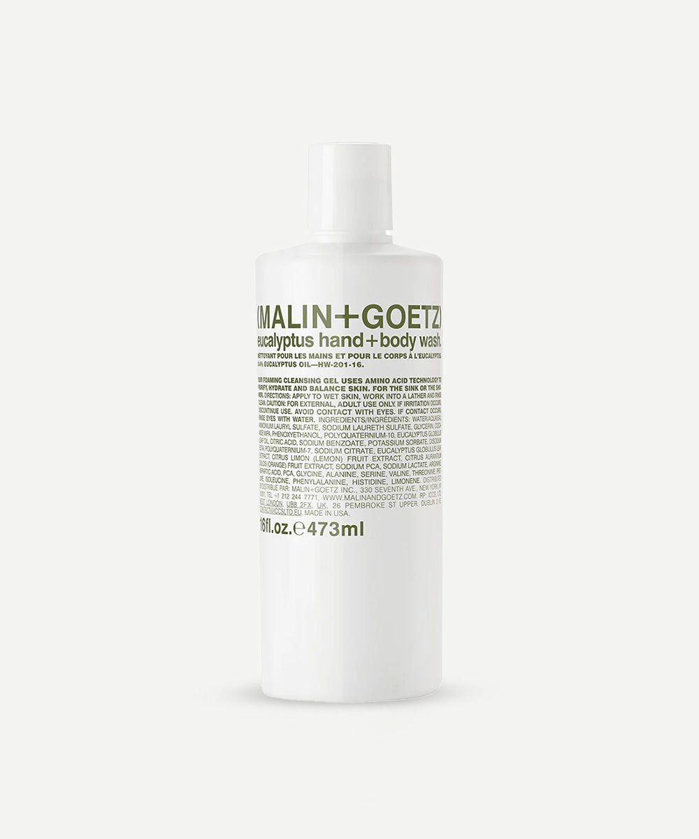 Malin + Goetz - Refreshing Eucalyptus Hand & Body Wash with Amino Acids & Glycerin to Cleanse, Purify & Hydrate Skin