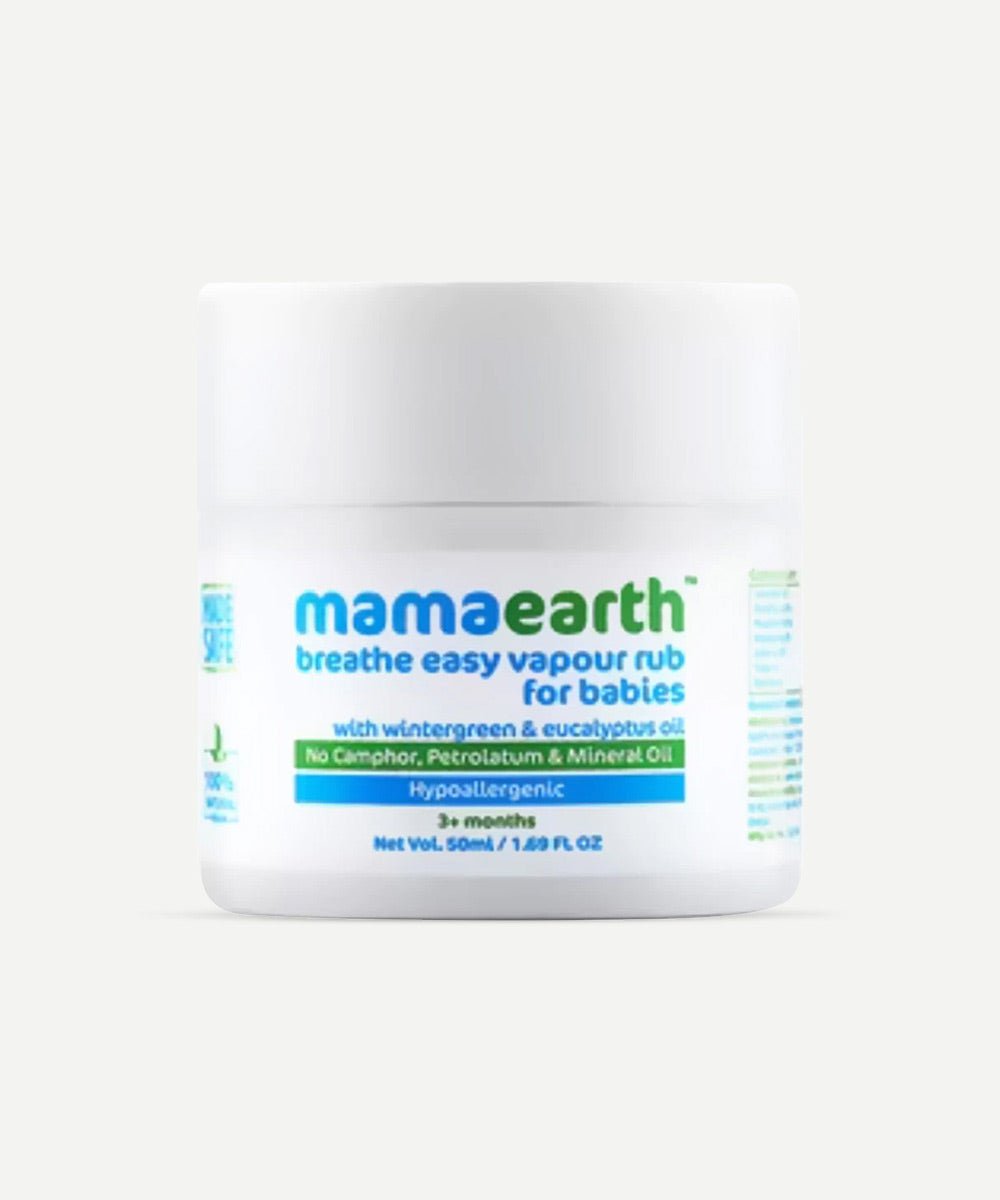 Mamaearth - Breathe Easy Vapor Rub with Lavender & Peppermint Oils to Relieve Congestion & Soothe Inflammation