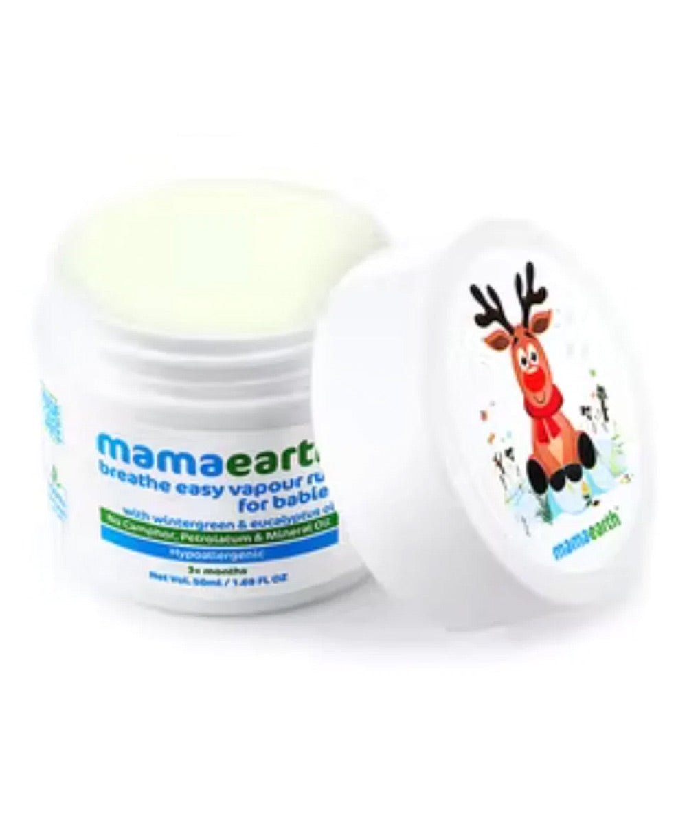 Mamaearth - Breathe Easy Vapor Rub with Lavender & Peppermint Oils to Relieve Congestion & Soothe Inflammation