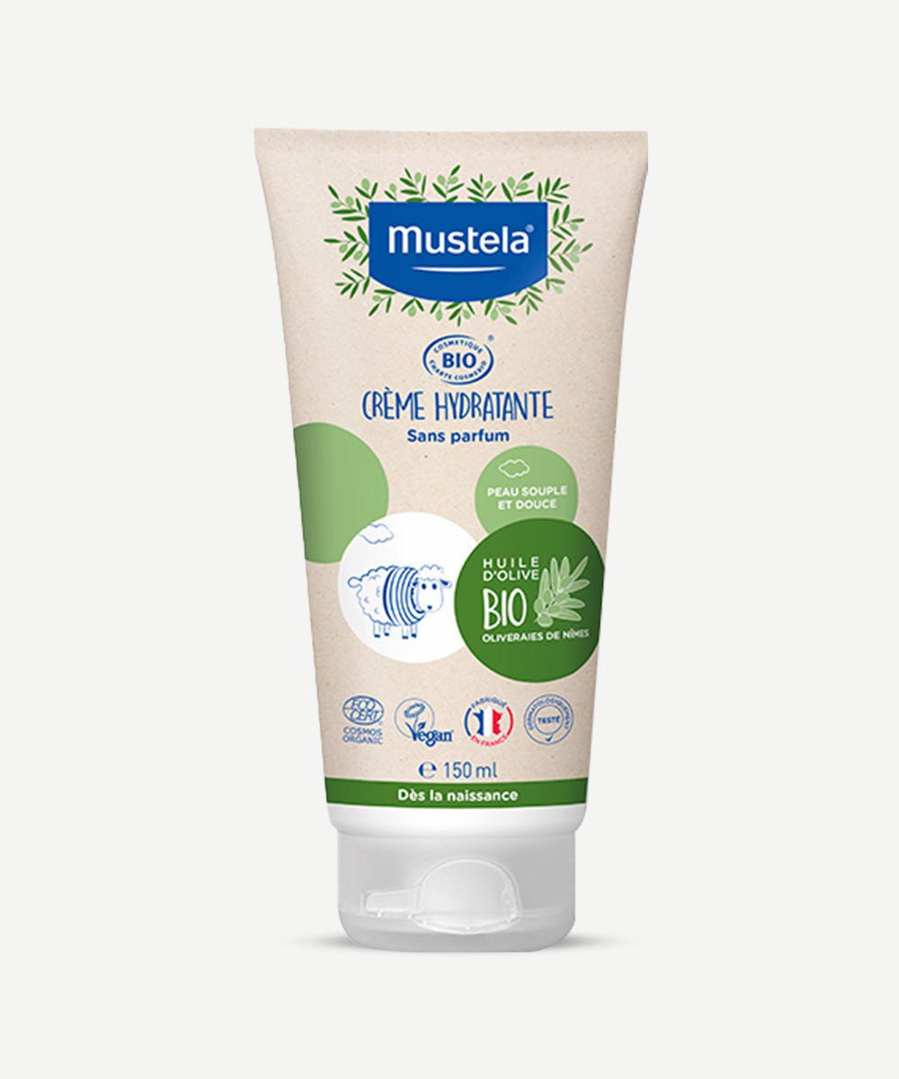 Mustela - Certified Organic Hydrating Cream with Olive Oil & Sunflower Oil - Secret Skin