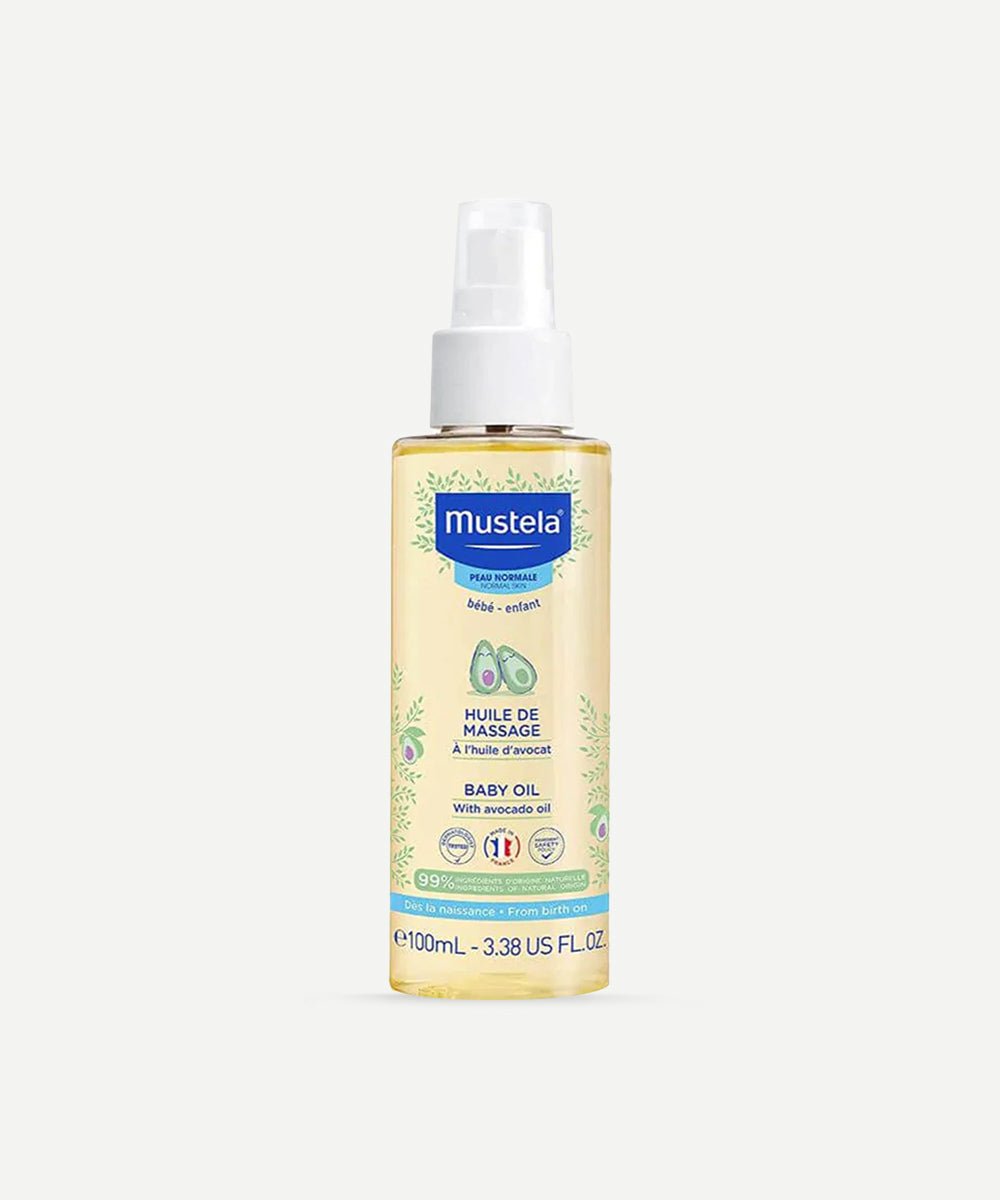 Mustela - Indulgent Baby Massage Oil with Avocado Oil for Nourished & Protected Skin - Secret Skin