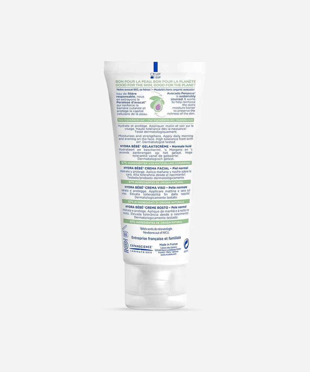Mustela - Nourishing Hydra Bebe Facial Cream with Shea Butter & Vitamin E - Secret Skin
