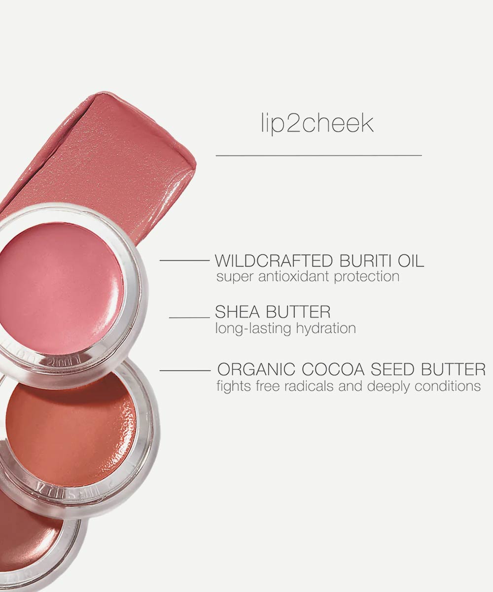 RMS Beauty - Buildable Lip2Cheek with Buriti Oil, Organic Shea Butter & Organic Cocoa Butter for a Natural Flush of Color - Secret Skin