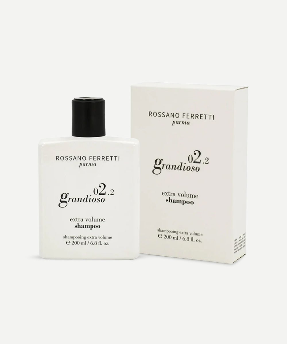 Rossano Ferretti - Gentle Grandioso Extra Volume Shampoo with Ginseng & Avocado to Boost Volume & Shine - Secret Skin