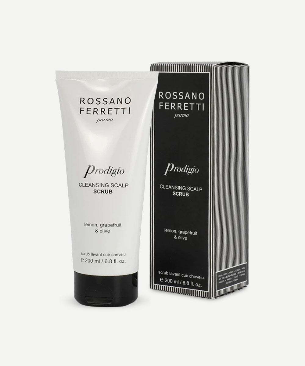 Rossano Ferretti - Gentle Prodigio Cleansing Scalp Scrub with Olive Kernel Powder to Remove Buildup & Promote Healthy Hair Growth - Secret Skin