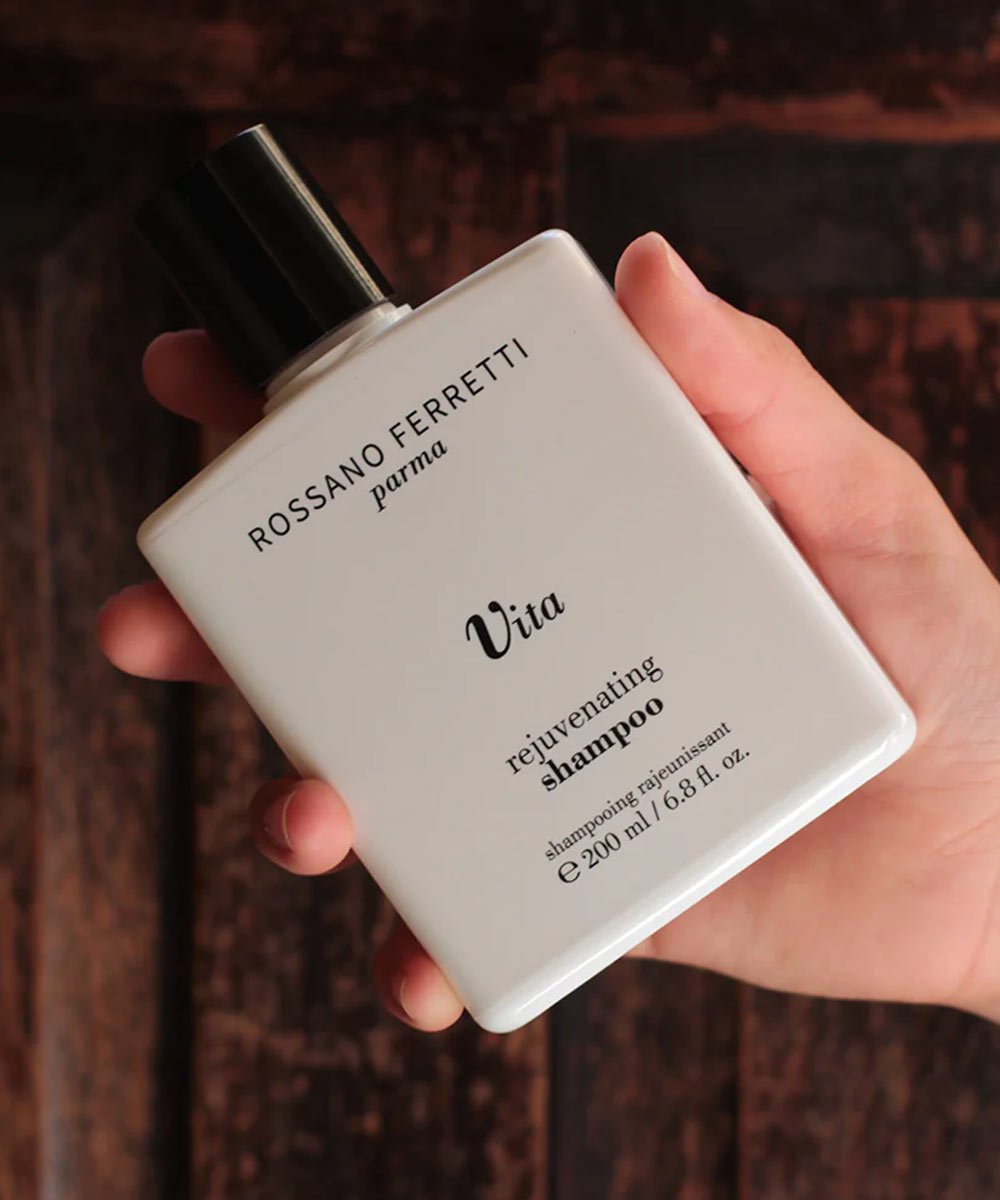 Rossano Ferretti - Stimulating Vita Rejuvenating Shampoo with Aloe Vera, Green Tea & Ginseng for Strong Hair - Secret Skin
