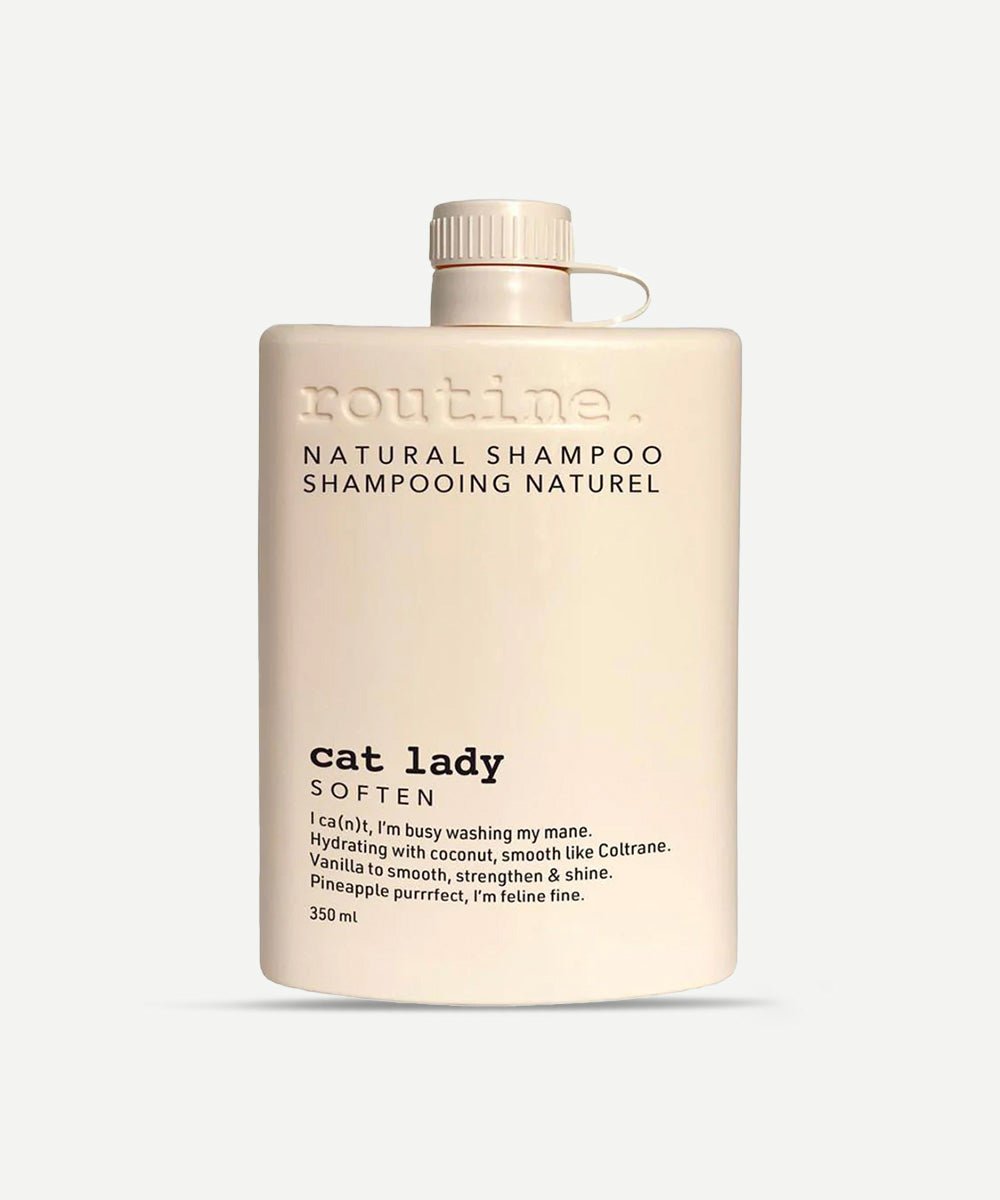 Routine - Cat Lady Softening Shampoo with Hydrolyzed Quinoa & Vegetable Keratin to Protect & Soften Hair - Secret Skin
