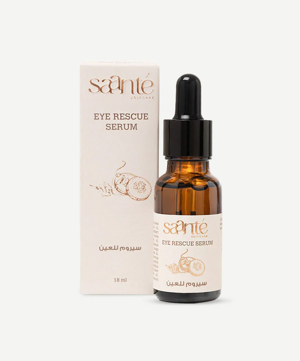Saanté - Depuffing Eye Rescue Serum with Rosehip Oil & Carrot Seed Oil - Secret Skin