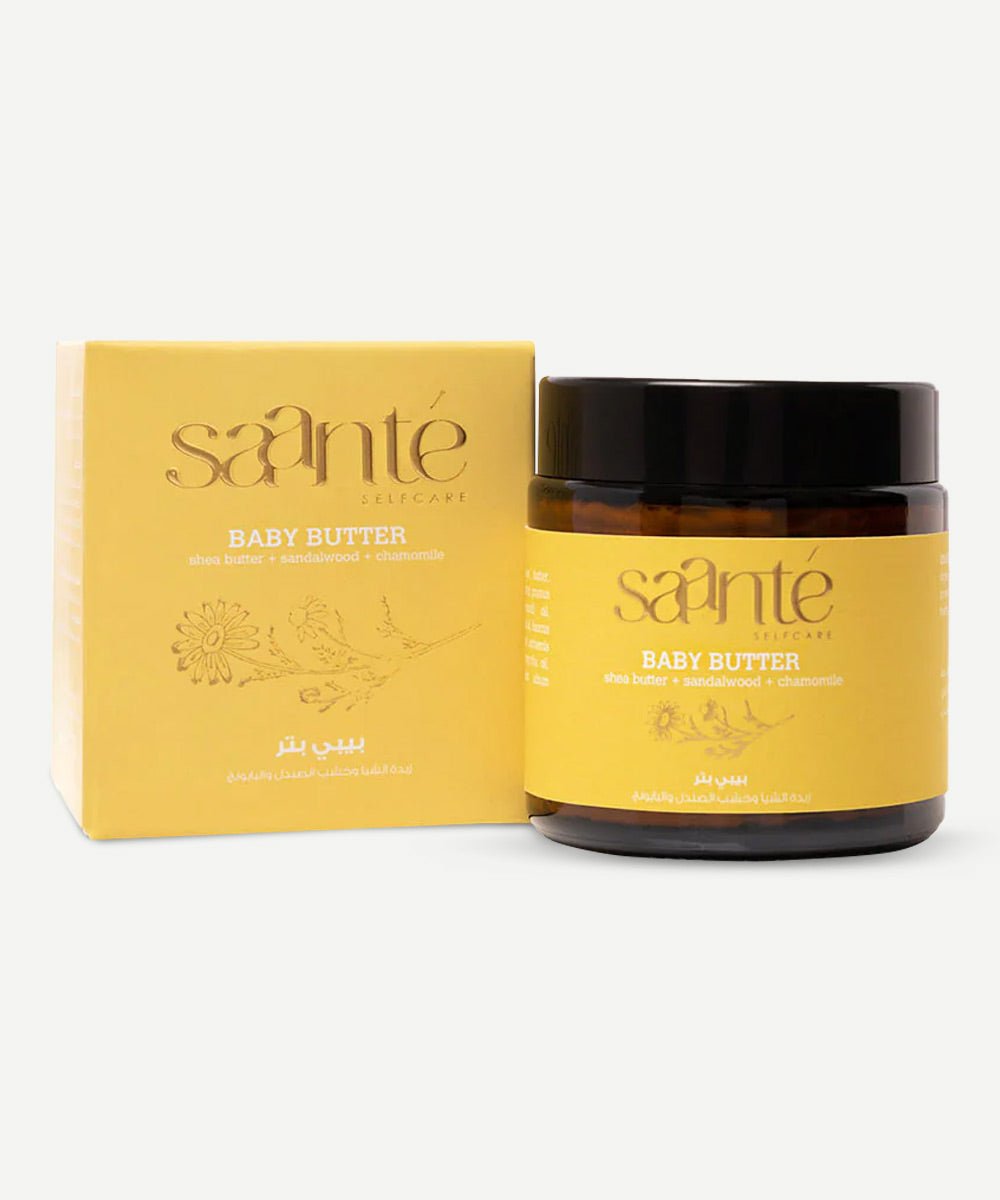 Saante - Nourishing Baby Butter with Coconut Oil & Shea Butter for Dry Skin - Secret Skin