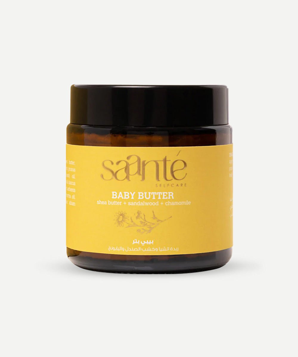 Saante - Nourishing Baby Butter with Coconut Oil & Shea Butter for Dry Skin - Secret Skin