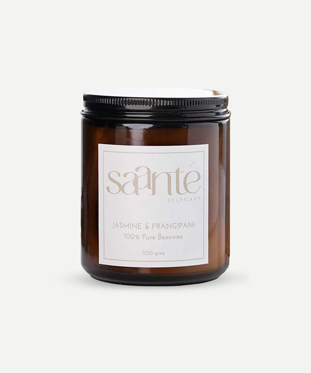 Saanté - Sensuous Jasmine Frangipani Candle - Secret Skin