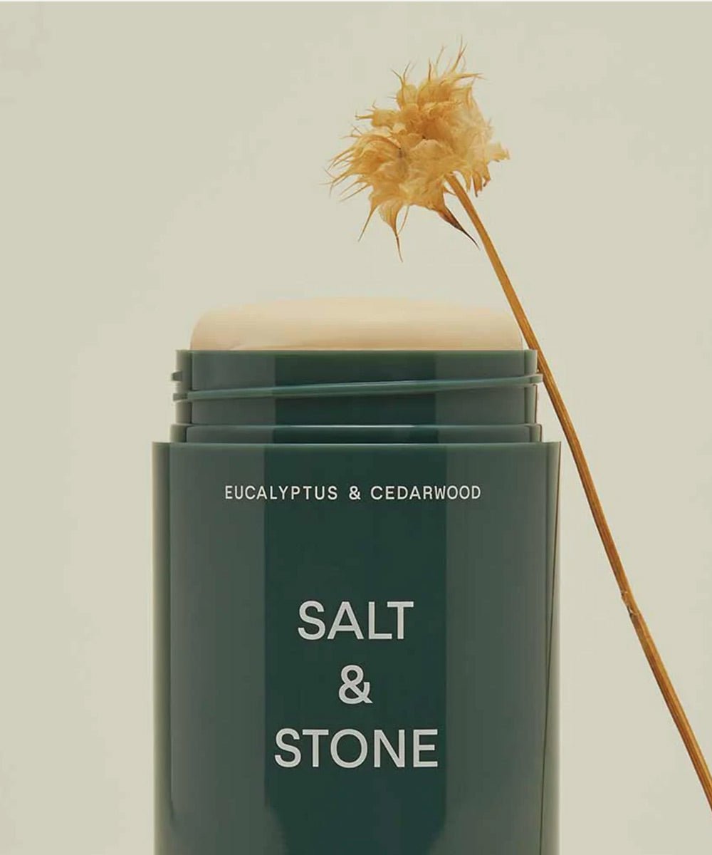 Salt & Stone - High-Performance Eucalyptus & Cedarwood Deodorant with Probiotics & Hyaluronic Acid - Secret Skin