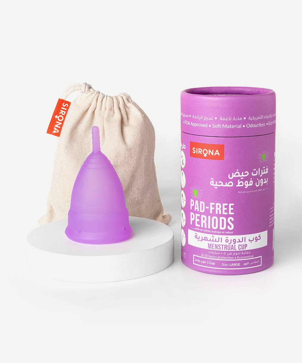 Sirona - Menstrual Cup with Pouch - Secret Skin