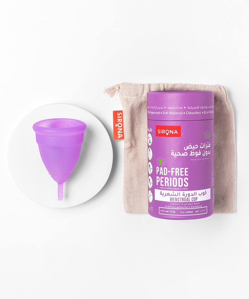 Sirona - Menstrual Cup with Pouch - Secret Skin