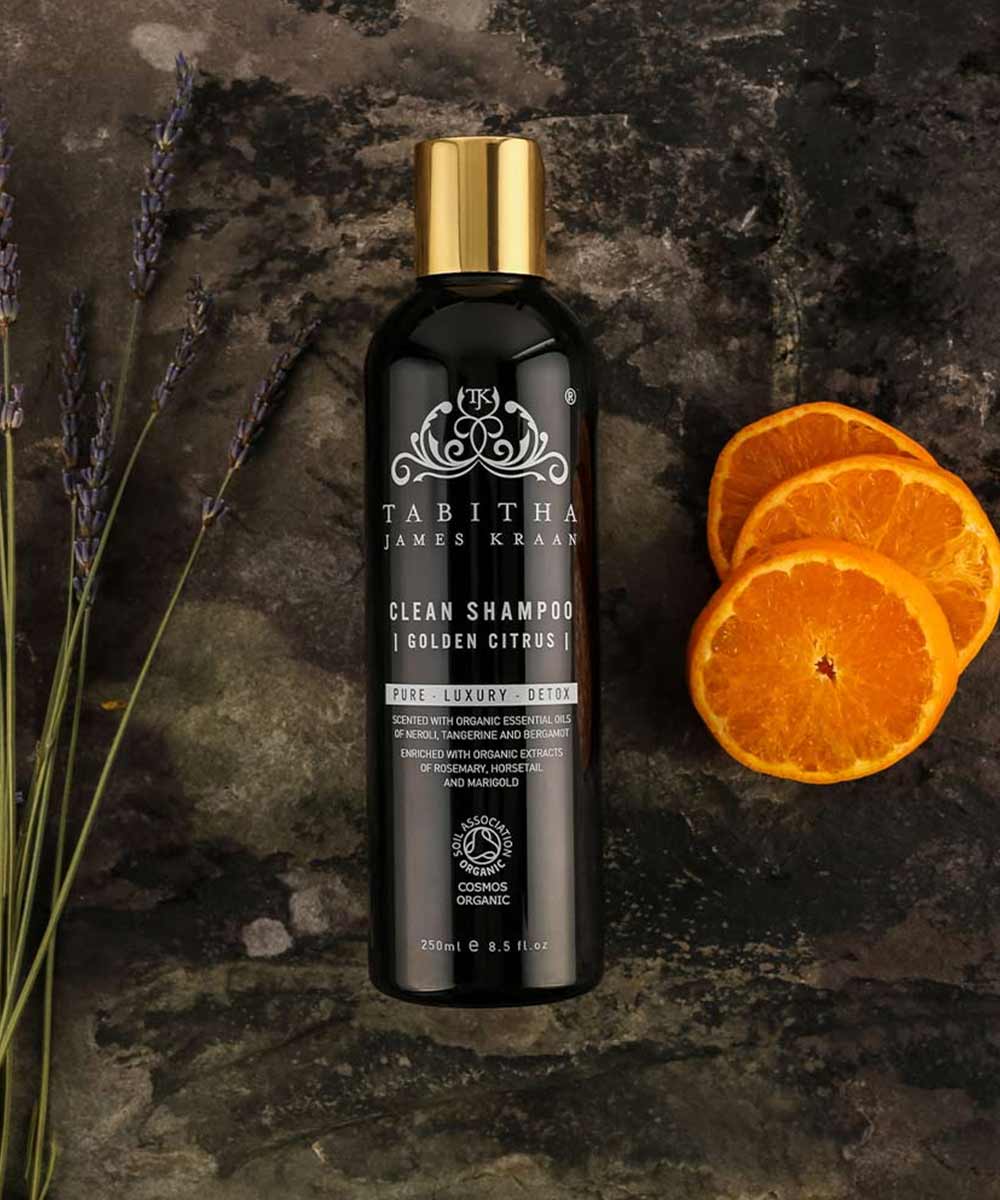 Tabitha James Kraan - Nourishing Shampoo with Aloe Vera & Mandarin Oil to Cleanse & Balance The Hair & Scalp - Secret Skin