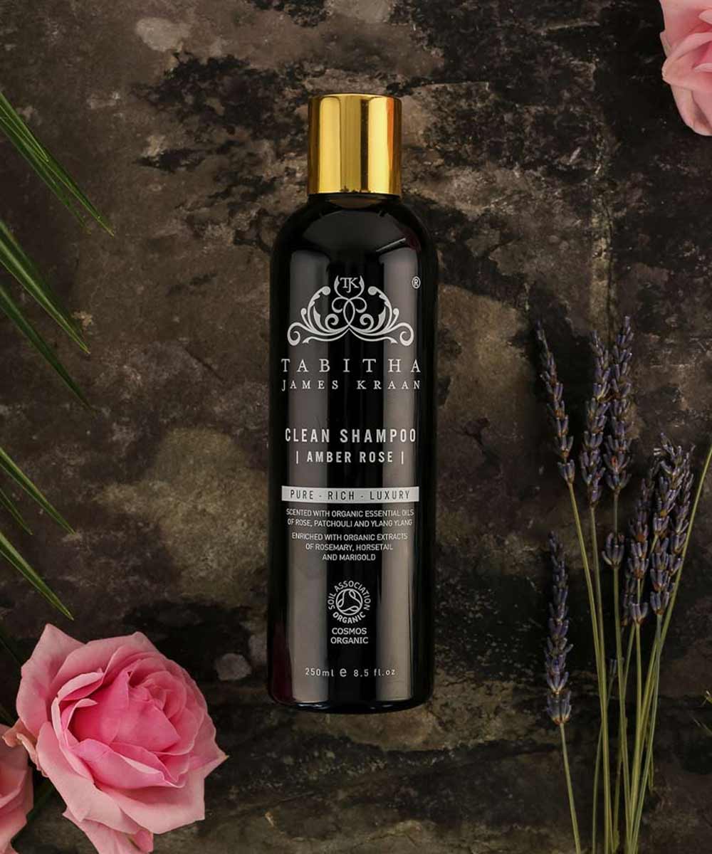 Tabitha James Kraan - Nourishing Shampoo with Amber Rose to Cleanse & Balance The Hair & Scalp - Secret Skin