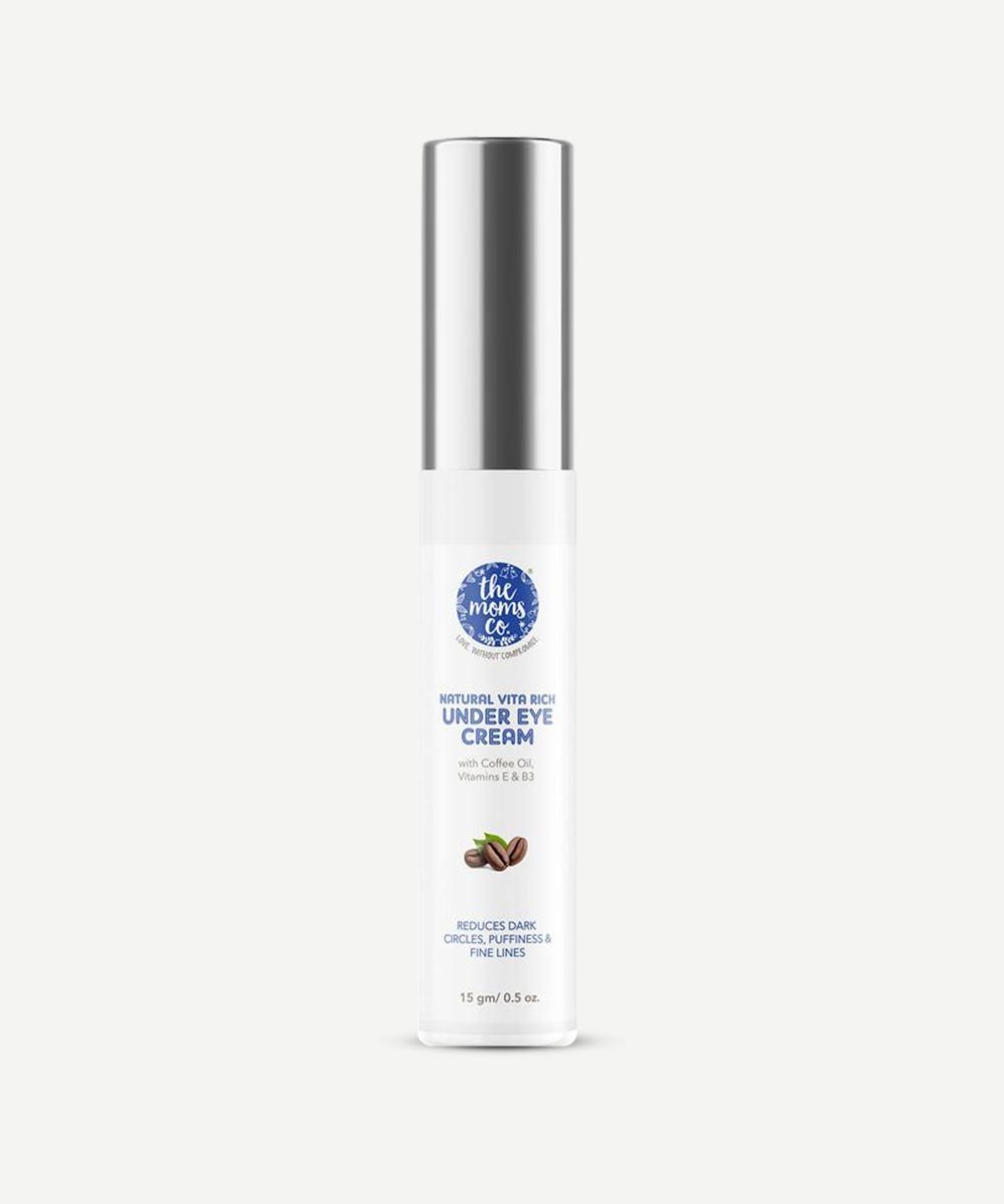 The Mom's Co. - Hydrating Natural Vita Rich Under Eye Cream with Coffee Oil & Hyaluronic Acid - Secret Skin