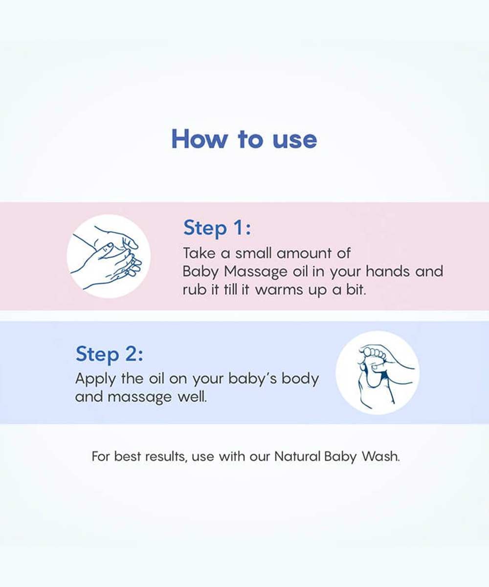 The Mom's Co - Strengthening Baby Massage Oil with Sesame Oil & Almond Oil - Secret Skin